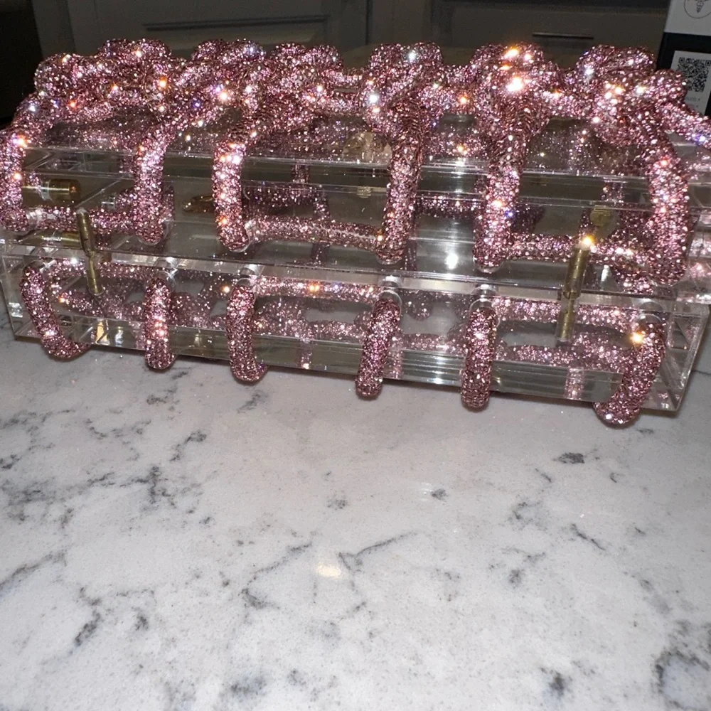 Cult Gaia Bess rhinestone shoulder bag - Picture 12 of 14